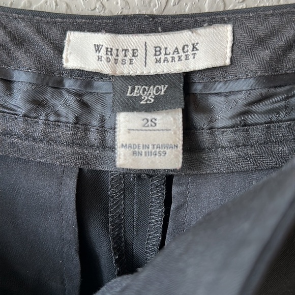 WHBM Black Legacy Pant Size 2 Short - Picture 9 of 14